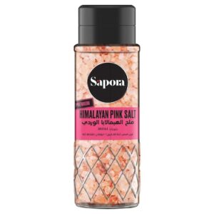 Sapora Himalayan Pink Salt Crystals Bottle, 400g